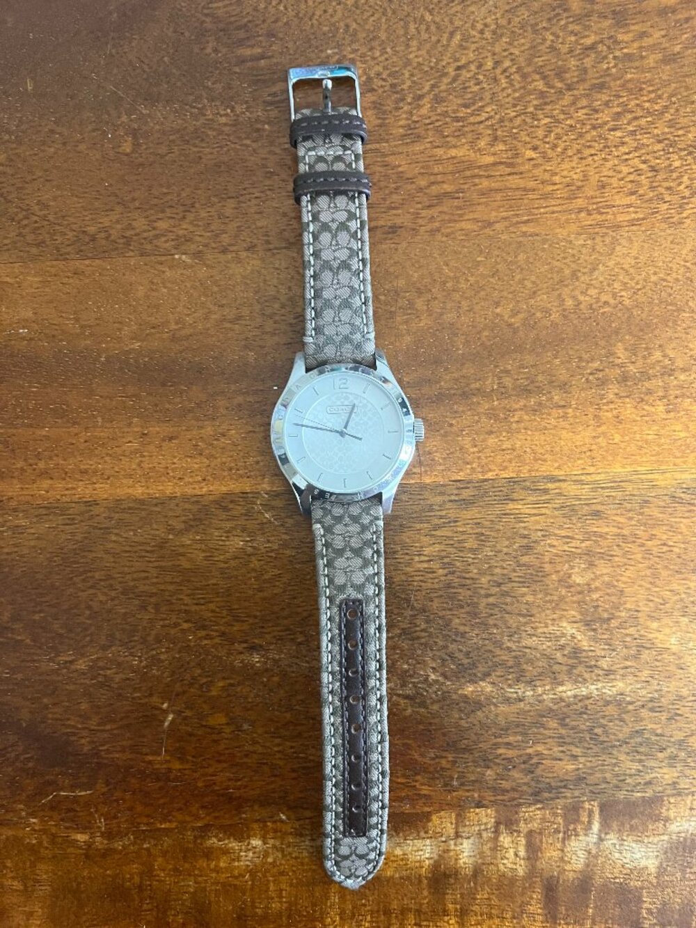 Brown Leather Coach Watch